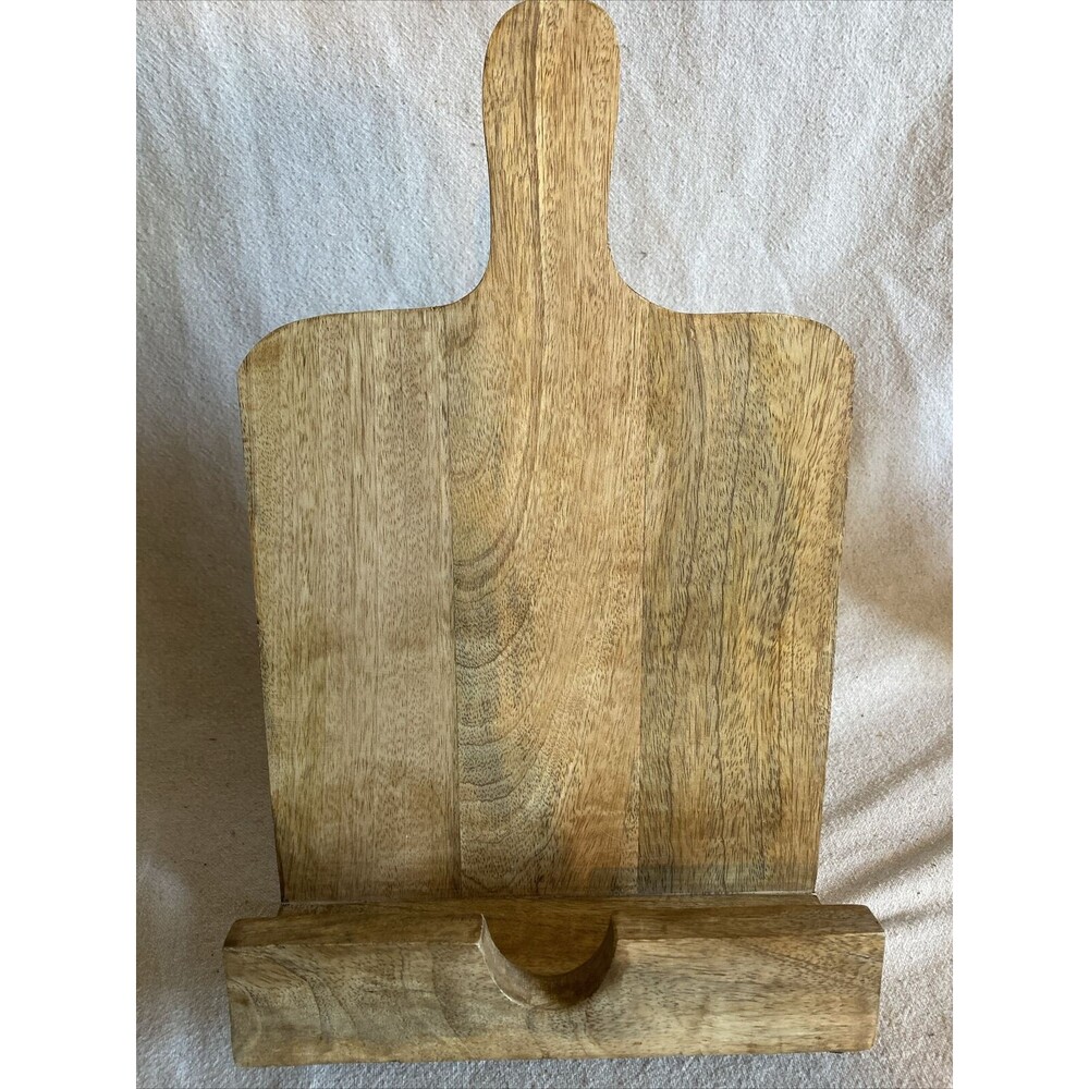 Rustic Wood Cookbook holder Stand